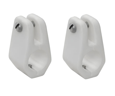 Whitecap 3418WP Marine Boat White Nylon 7/8" Top Jaw Slide 2-Pack