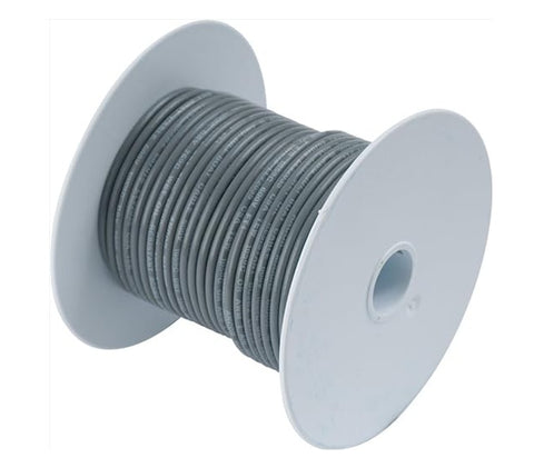 Marine Grade 16 AWG X 25’ Stranded Tinned Copper Primary Wire Boat Cable GREY Ancor 182403