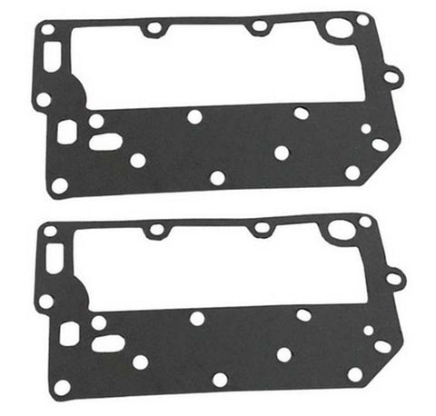 OMC Johnson Evinrude 324323 25-35HP Exhaust Manifold Cover Gasket Sierra 18-0106 18-0106-9 2-Pack