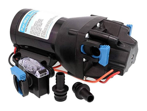 Jabsco Q301J-118S-3A Par-Max HD3 Series 12V 3GPM 60PSI Freshwater Pressure Pump