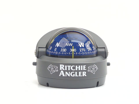 Ritchie S-53G Explorer Angler Boat Marine Compact Gray 2-3/4" Dial Surface Mount Compass - Second Wind Sales