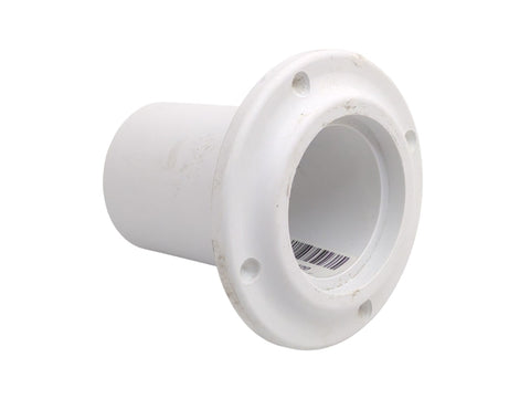 Centek Industries 1200302 Boat Marine White 2' Exhaust Thru-Hull Fitting Without Flapper
