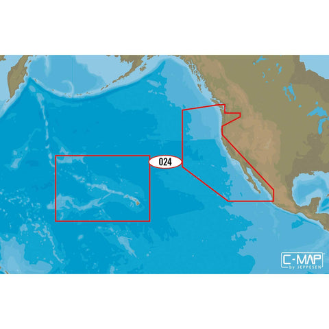 C-MAP NA-Y024 MAX-N+ Mirco SD Card Electronic Chart Map US West Coast and Hawaii