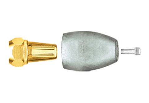 Mercury MerCruiser Bravo 3 2003 & Older Zinc Prop Nut Martyr CMPNDZF14UNS