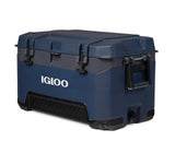 IGLOO 50554 BMX 72 QT Ice Chest Rugged Blue Marine Cooler with Cool Riser Technology