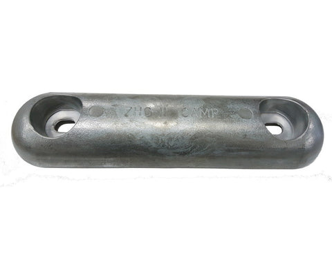 CAMP ZHC-11 SunSeeker Viking Sea Lion 3" X 12" Bolt-On Hull Plate Zinc Anode