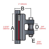 Harken 3815 Sailboat Sailing 13mm Aluminum System AA CB Battcar Intermediate