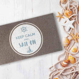 Stephen Roberts STRB-21299-01 Keep Calm and Sail On 18" X 30" PVC Door Mat Boarding Mat