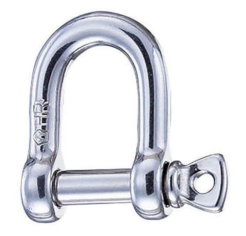 Wichard 11209 High Resistance Stainless Steel 25/32”(20mm) Diameter Forged D Shackle