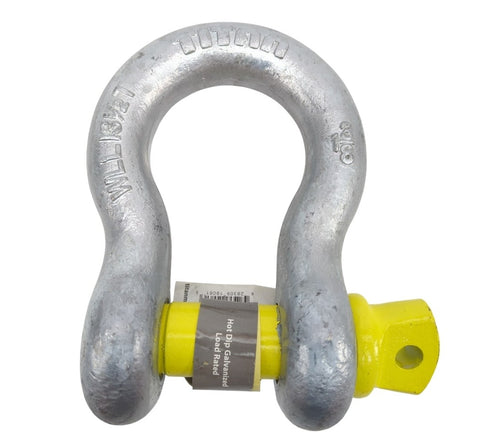 Titan Marine 10319061 Hot Dip Galvanized Steel 1-3/8" Bow Type Anchor Shackle