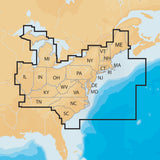 Navionics MSD/16XG-3 Gold Micro-SD Electronic Chart Map USA East Inland Lakes and Coastal