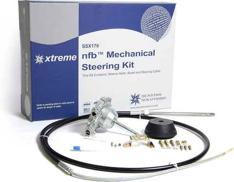 Teleflex SSX17623 SeaStar Xtreme No FeedBack NFB 23' Boat Steering System Kit