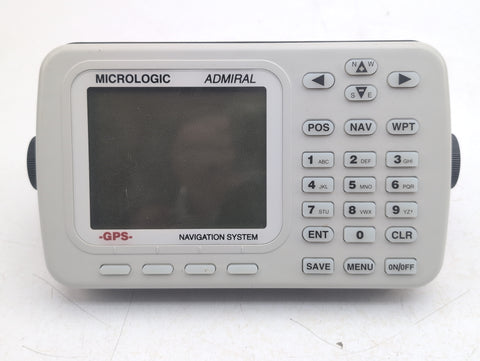MICROLOGIC ADMIRAL GPS Satellite Navigator Boat Marine GPS Display