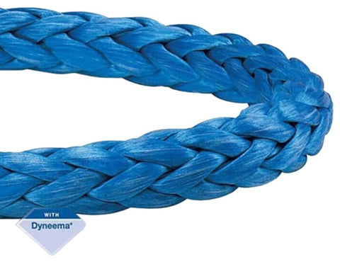 Samson 872024806030 AmSteel Blue AS-78 3/8" (9.5mm) X 100’ Dyneema SK-78 12-Strand Class II Rope