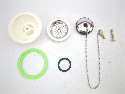 Barka PI1435TM Marine Boat 1-1/4" Waste Drain with Stopper