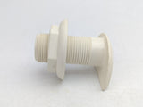 Forespar 906059 MF 867 Marelon White 3/4" Male Threaded Thru Hull Drain Fitting ONLY