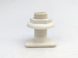 Forespar 906059 MF 867 Marelon White 3/4" Male Threaded Thru Hull Drain Fitting ONLY