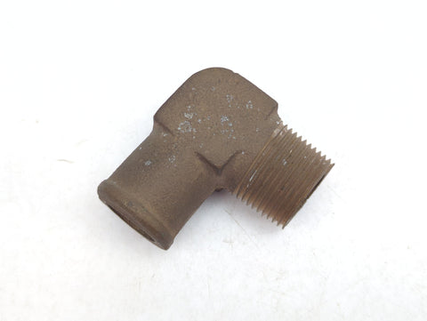 Midland Metal 973-981 973981 Bronze 1" Hose Barb X 3/4” Male 90° Adapter Fitting