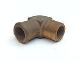 Midland Metal 973-981 973981 Bronze 1" Hose Barb X 3/4” NPT Male 90° Elbow Adapter Fitting - Second Wind Sales