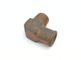 Midland Metal 973-981 973981 Bronze 1" Hose Barb X 3/4” NPT Male 90° Elbow Adapter Fitting - Second Wind Sales