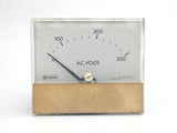 Crompton Instruments 235-02 VA-RXRX Vintage 0-300V A.C. Voltmeter Panel Meter Gauge
