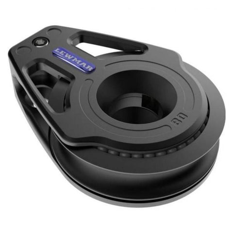 Lewmar 29946611BK Sailing Sailboat 60mm (2-3/8") High Load Single Foot Block