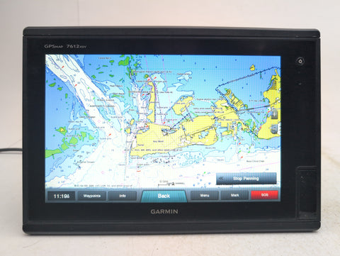 Garmin GPSMAP 7612xsv J1939 Touchscreen 12" Color FishFinder Radar GPS Chartplotter Display