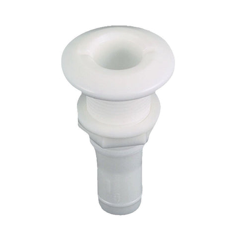 Perko 0328DP5 Marine White Molded Plastic 3/4" Thru-Hull Hose Fitting Connection