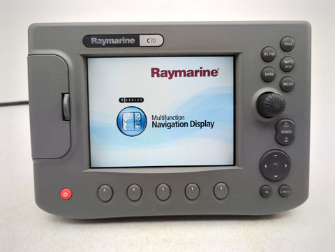 Raymarine C70 E02018 GPS Fishfinder Radar Chartplotter 7" LCD MFD Display