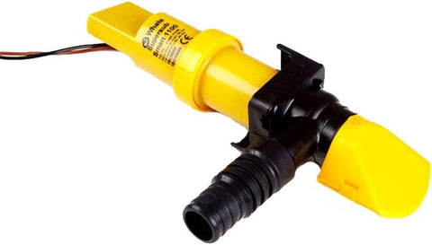 Whale SS1224 Supersub Boat Marine 24V 1100 GPH Low Profile Automatic Bilge Pump