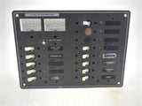 Blue Sea Systems 8068 Boat Marine 13 Position DC Panel Circuit Breaker Panel with Meters
