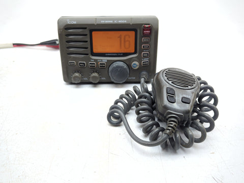 Icom IC-M504 High Performance Marine DSC VHF Radio Transceiver Hailer with Microphone