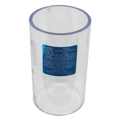 Perko 049300899C Boat Marine 1-1/2" Sea / Raw Water Strainer Transparent Cylinder Sight Glass for 0493008PLB