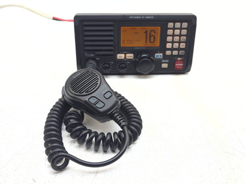 Icom IC-M604A High Performance Marine DSC VHF Radio Transceiver Hailer with HM-126RG Microphone IC-M604