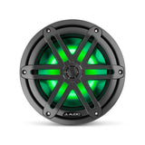 JL AUDIO M3-770X-S-Gm-i 93521 Marine 7.7" Coaxial Speakers Metallic Sport Grilles with RGB LED Lighting