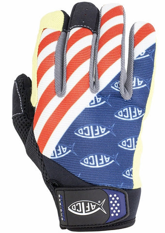 Aftco GLOVER-001-10 Patriot Release Fishing Glove Pair Size Large