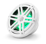JL AUDIO M3-650X-S-Gw-i 93515 Marine 6.5" Coaxial Speakers White Sport Grilles with RGB LED Lighting