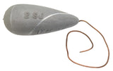 Electro Guard TEAR-19-W 2-SJ 1-5/8" X 5-1/8" Teardrop Weld-On Hull Plate Zinc Anode with Bonding Wire