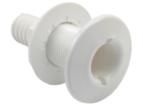 Attwood 3875-1 Boat Marine 1-1/2" (25mm) X 3-1/2" Polypropylene Plastic Thru-Hull Connector Fitting