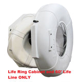 Jim Buoy 5050 Safety Station 24" Cal-June Life Ring Cabinet and 60' Life Line ONLY
