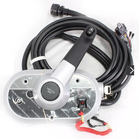Mercury 8M0083666 Genuine OEM Side Mount Remote Control w/ Trim 15’ Ft Harness 8M0138640