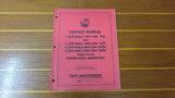 Westerbeke 038673 Genuine OEM BTD BCD BCDA BCDB Diesel Generator Service Manual