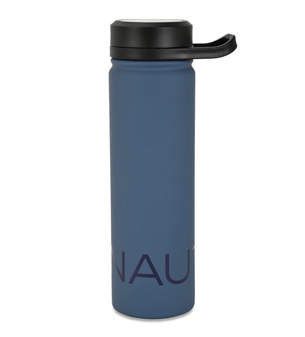 Nautica NH-SL0024DB Double Wall Insulated 24oz Logo Blue Rotating Handle Water Bottle