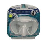 Guardian USVI Pro Scuba & Snorkeling Frameless Silicone White Dive Mask Adult Size
