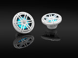 JL AUDIO M3-650X-S-Gw-i 93515 Marine 6.5" Coaxial Speakers White Sport Grilles with RGB LED Lighting