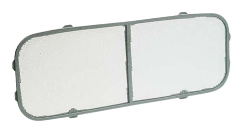 Lewmar 367110916 Atlantic Portlight Size 10 Gray 4” X 10” Nylon Mesh Standard Flyscreen