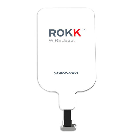 Scanstrut SC-CW-RCV-MU ROKK Marine White Wireless Phone Receiver Patch Micro USB