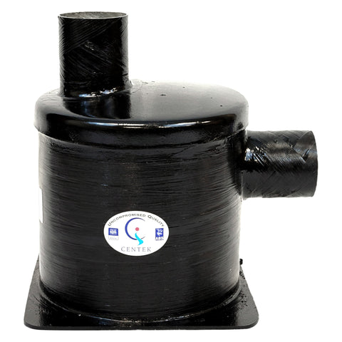 Centek Industries 1500085 Vernalift Boat Marine 3" X 3" Side In / Top Out Muffler