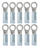 Marine Grade Ring Terminal Electrical Connector 16-14 AWG Wire X #10 Stud Ancor 230213 Sierra EC63130 10-Pack