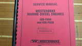 Westerbeke 43440 Genuine OEM 38B 42B Four Marine Diesel Engine Service Manual